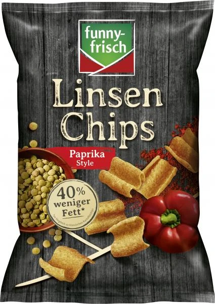 Funny-frisch Linsen Chips Paprika Style 1 Funny-frisch Linsen Chips Paprika Style