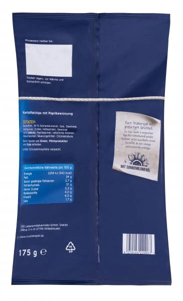 Küstengold Chips Paprika 2 Küstengold Chips Paprika – Bild 2