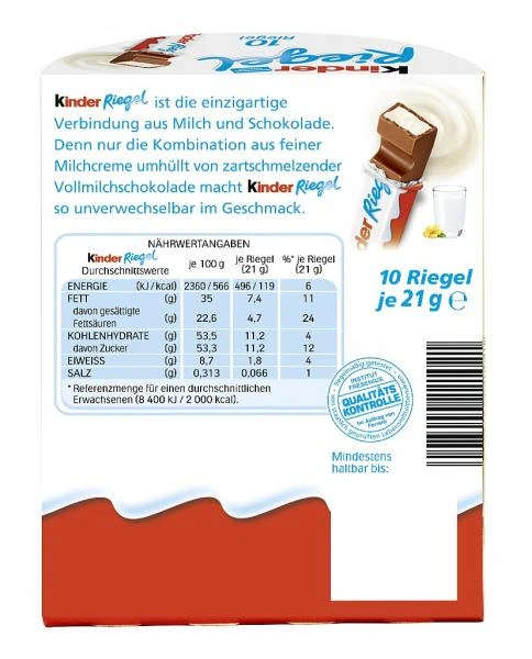Kinder Riegel 3 Kinder Riegel – Bild 3