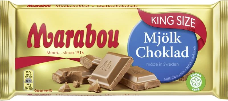 Marabou Mjölkchoklad Vollmilch King Size 1 Marabou Mjölkchoklad Vollmilch King Size