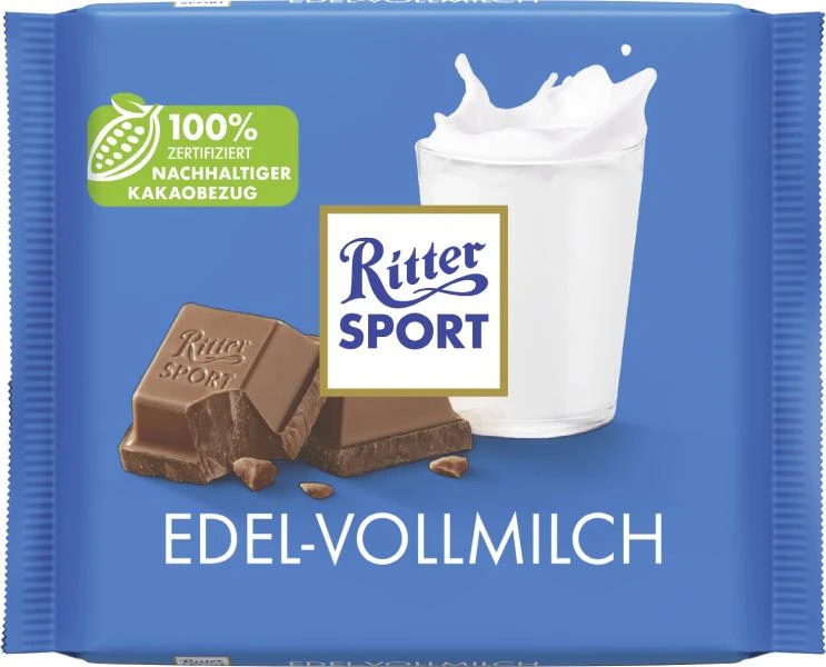 Ritter Sport Edel-Vollmilch 1 Ritter Sport Edel-Vollmilch
