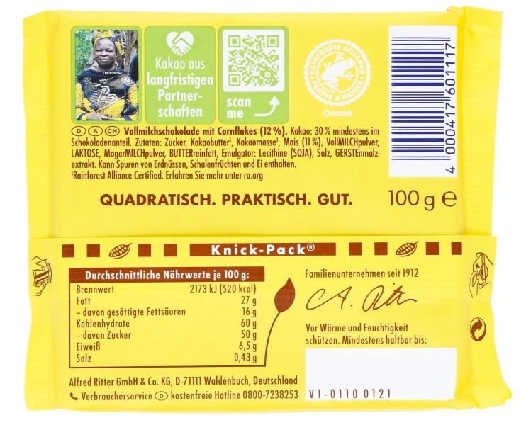 Ritter Sport Knusperflakes 2 Ritter Sport Knusperflakes – Bild 2