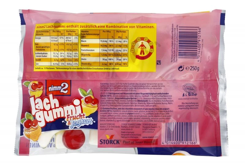Nimm2 Lachgummi Frucht & Joghurt 2 Nimm2 Lachgummi Frucht & Joghurt – Bild 2