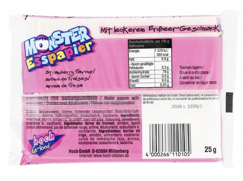 Hoch Fun-food Monster Esspapier 3 Hoch Fun-food Monster Esspapier – Bild 3