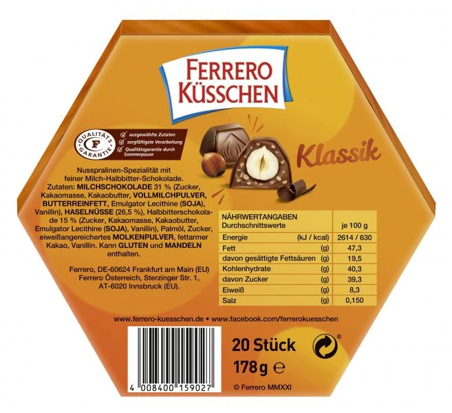 Ferrero Küsschen 3 Ferrero Küsschen – Bild 3