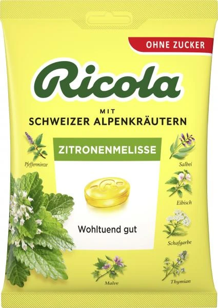 Ricola Zitronenmelisse Ohne Zucker 1 Ricola Zitronenmelisse Ohne Zucker