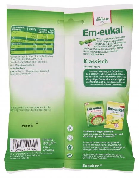 Em-eukal Hustenbonbons Klassisch 2 Em-eukal Hustenbonbons Klassisch – Bild 2