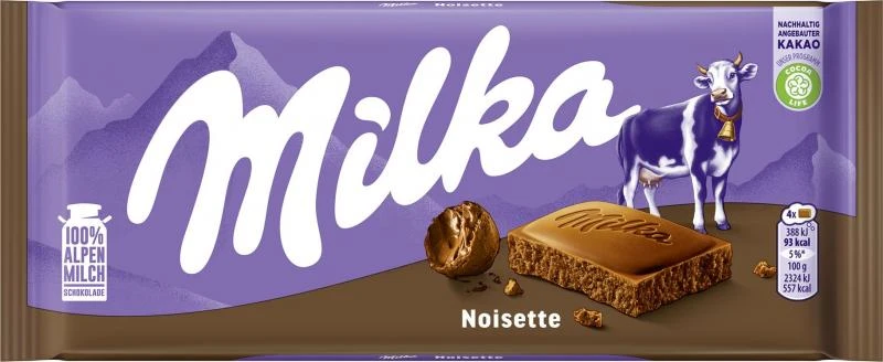 Milka Tafel Noisette 1 Milka Tafel Noisette