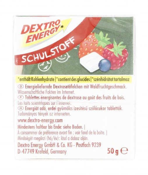 Dextro Energy Schulstoff Waldfrucht 3 Dextro Energy Schulstoff Waldfrucht – Bild 3