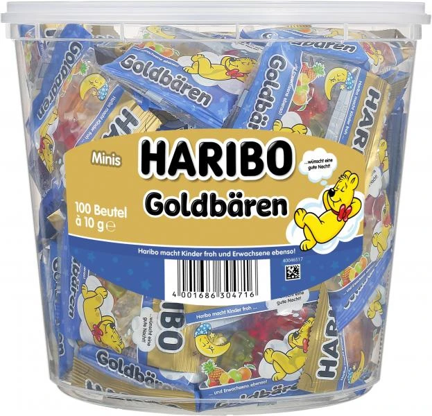 Haribo Gute Nacht Goldbären Minis 1 Haribo Gute Nacht Goldbären Minis