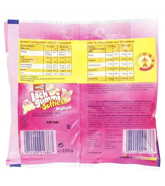 Nimm2 Lachgummi Softies Joghurt 2 Nimm2 Lachgummi Softies Joghurt – Bild 2
