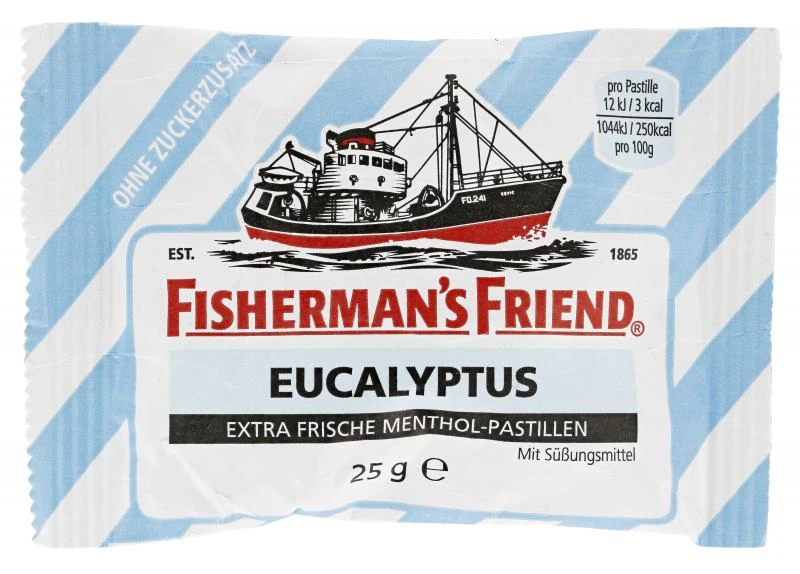 Fisherman's Friend Eukalyptus Ohne Zuckerzusatz 1 Fisherman's Friend Eukalyptus Ohne Zuckerzusatz