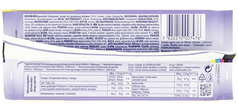 Milka Tafel Alpenmilch & Tuc Cracker 3 Milka Tafel Alpenmilch & Tuc Cracker – Bild 3