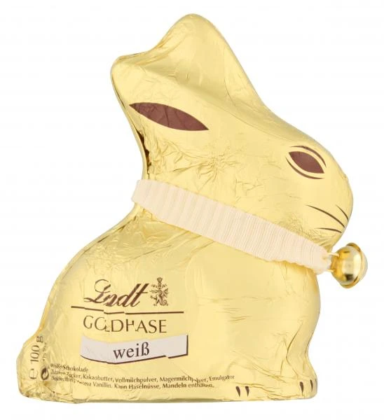 Lindt Goldhase Weiß 2 Lindt Goldhase Weiß – Bild 2