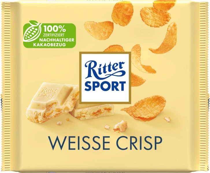 Ritter Sport Weisse Crisp Großtafel 1 Ritter Sport Weisse Crisp Großtafel