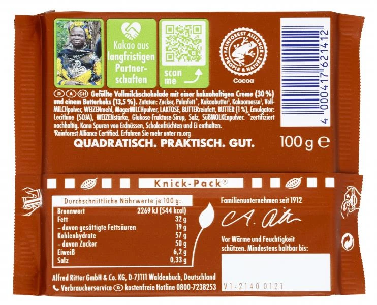 Ritter Sport Knusperkeks 2 Ritter Sport Knusperkeks – Bild 2