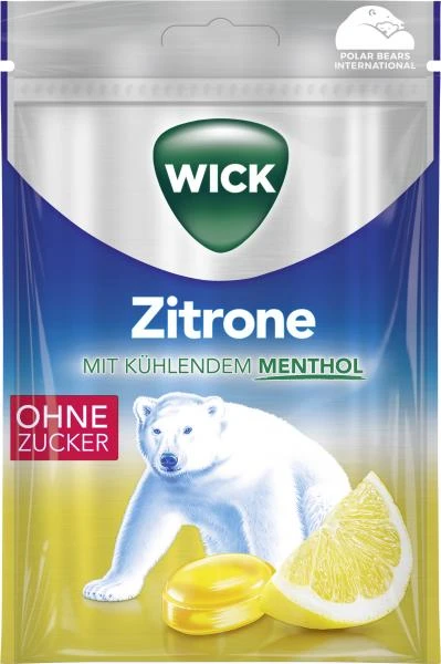 Wick Hustenbonbons Zitrone Mit Menthol Ohne Zucker 1 Wick Hustenbonbons Zitrone Mit Menthol Ohne Zucker