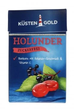 Küstengold Bonbons Holunder Zuckerfrei