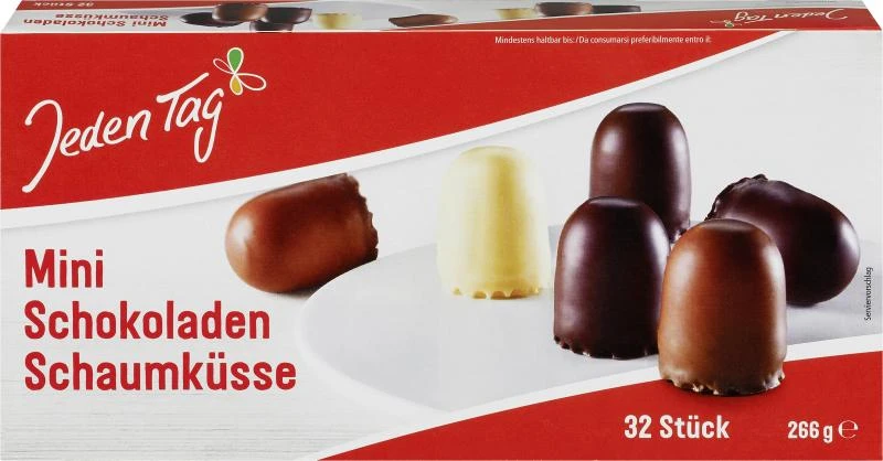 Jeden Tag Mini Schokoladen Schaumküsse 1 Jeden Tag Mini Schokoladen Schaumküsse