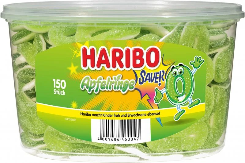 Haribo Apfelringe Sauer 1 Haribo Apfelringe Sauer