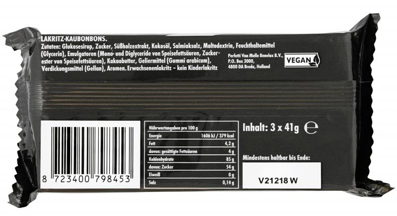 Perfetti Van Melle Lakritz-Toffee-Stangen 2 Perfetti Van Melle Lakritz-Toffee-Stangen – Bild 2