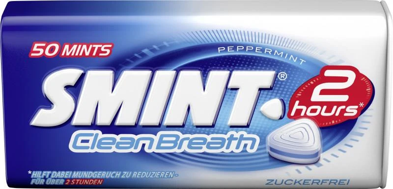 Smint Peppermint 2 Hours Clean Breath Zuckerfrei 1 Smint Peppermint 2 Hours Clean Breath Zuckerfrei