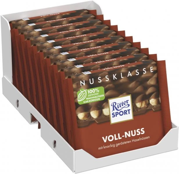 Ritter Sport Nussklasse Voll-Nuss 1 Ritter Sport Nussklasse Voll-Nuss