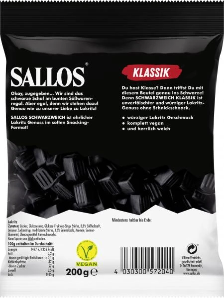 Villosa Sallos Schwarzweich Klassik 2 Villosa Sallos Schwarzweich Klassik – Bild 2