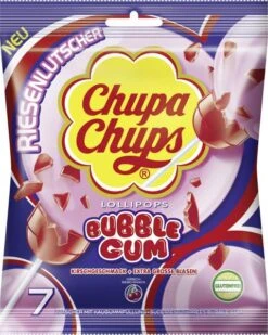 Chupa Chups Lollipops Bubble Gum Kirschgeschmack