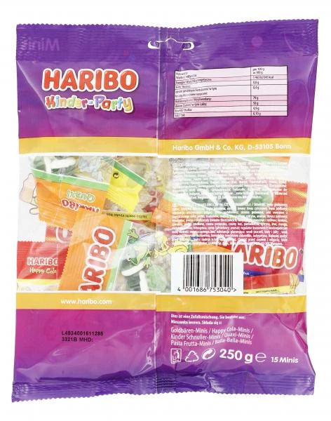 Haribo Kinder-Party Minis 2 Haribo Kinder-Party Minis – Bild 2
