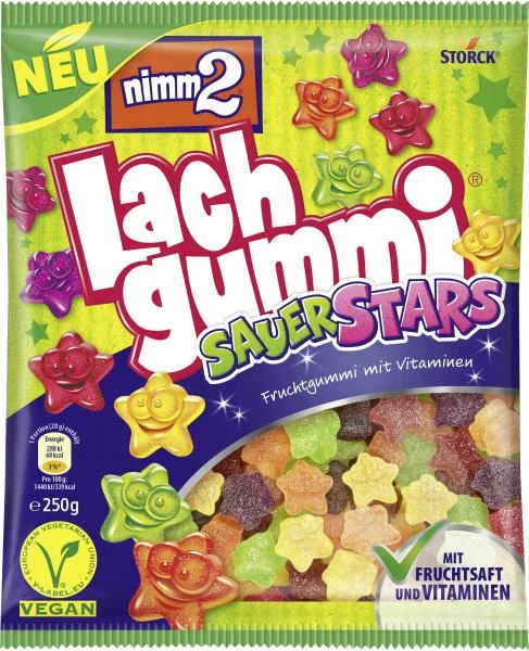 Nimm 2 Lachgummi Sauer Stars 1 Nimm 2 Lachgummi Sauer Stars