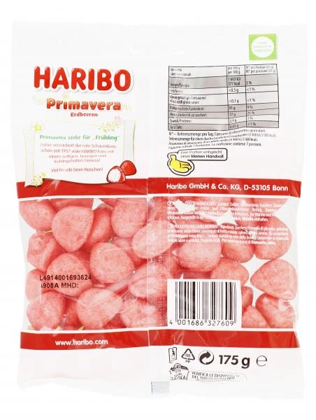 Haribo Primavera Erdbeeren 2 Haribo Primavera Erdbeeren – Bild 2