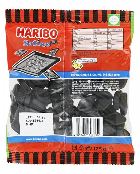 Haribo Salino Mit Salmiak 2 Haribo Salino Mit Salmiak – Bild 2