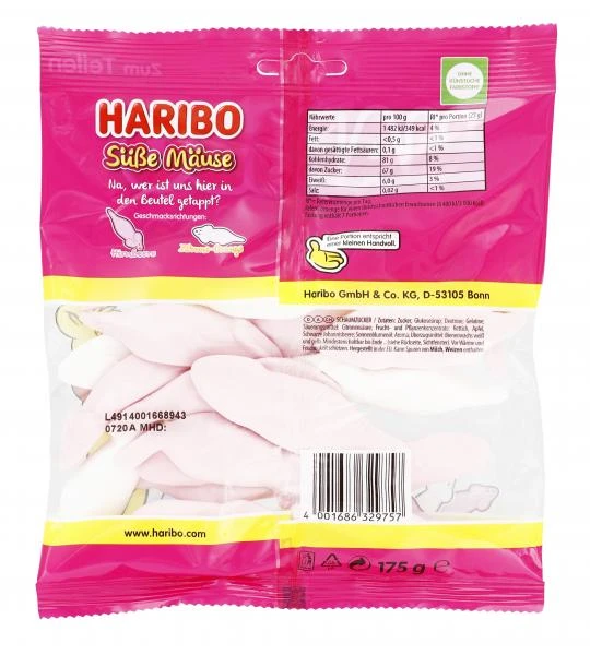 Haribo Süße Mäuse 2 Haribo Süße Mäuse – Bild 2