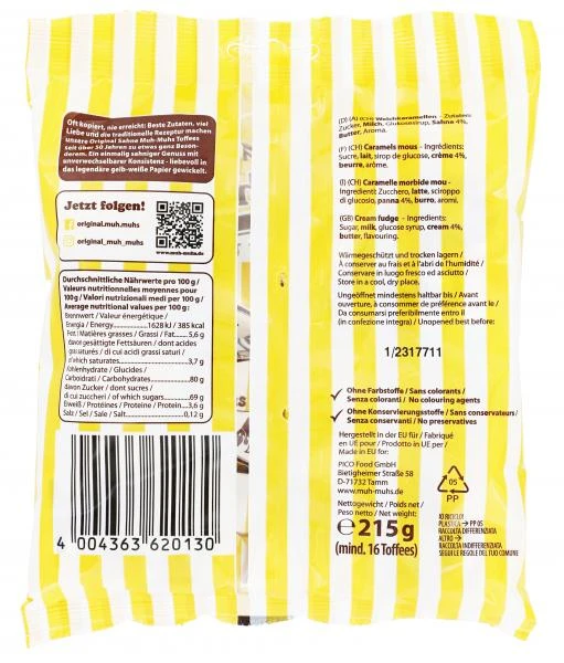 Original Muh-Muhs Sahne Toffees 2 Original Muh-Muhs Sahne Toffees – Bild 2