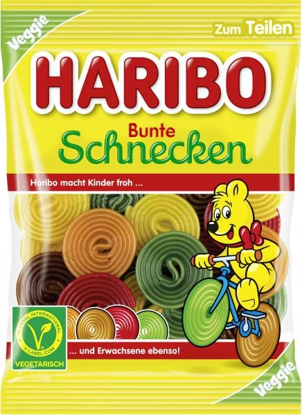 Haribo Bunte Schnecken 1 Haribo Bunte Schnecken