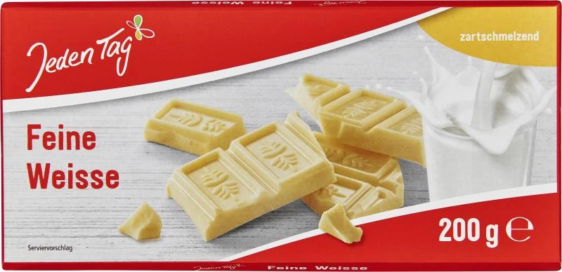 Jeden Tag Schokolade Feine Weisse 1 Jeden Tag Schokolade Feine Weisse