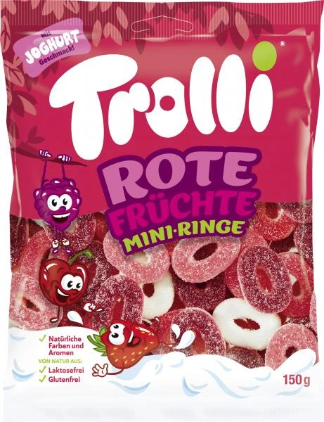Trolli Rote Früchte Mini-Ringe 1 Trolli Rote Früchte Mini-Ringe
