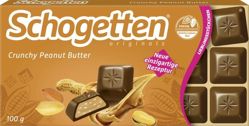 Schogetten Originals Crunchy Peanut Butter 1 Schogetten Originals Crunchy Peanut Butter