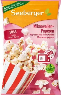 Seeberger Mikrowellen Popcorn Süß